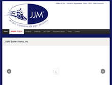 Tablet Screenshot of jjmboilerworks.com